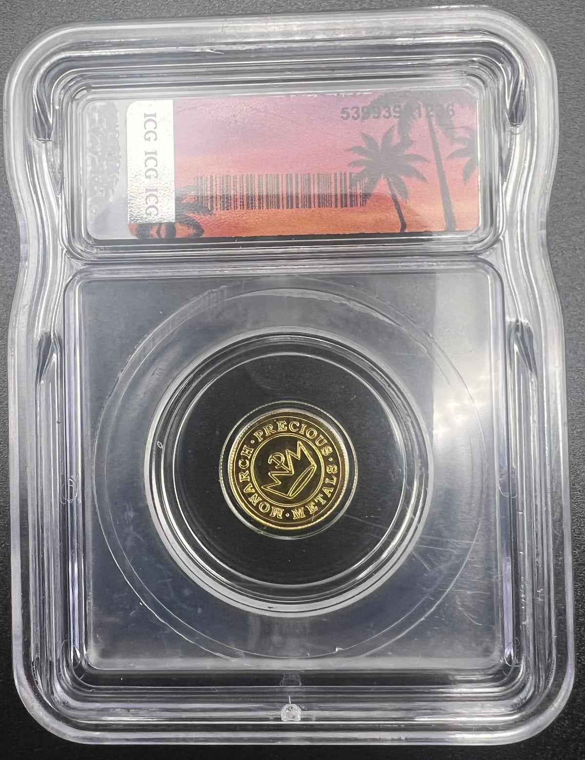 1g .999 Gold Clipper Ship ICG
