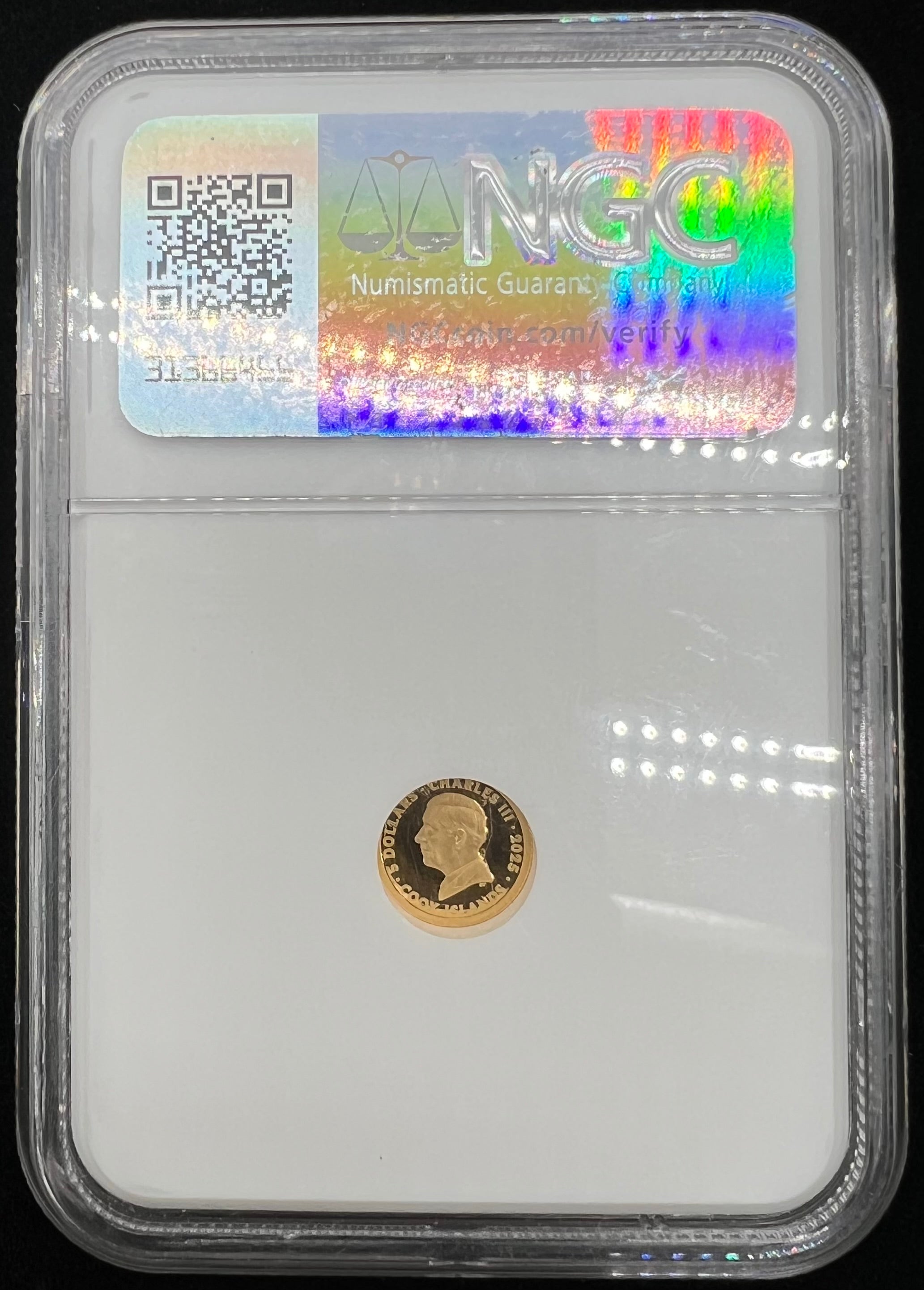 2025 Cook Island Aztec Empire Cuauhtemoc PF70 NGC .5g Gold