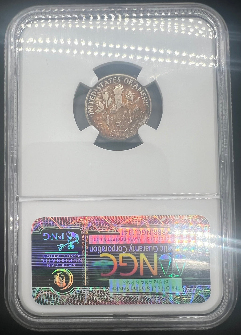 1951-S MS66 Colorful Roosevelt Dime NGC