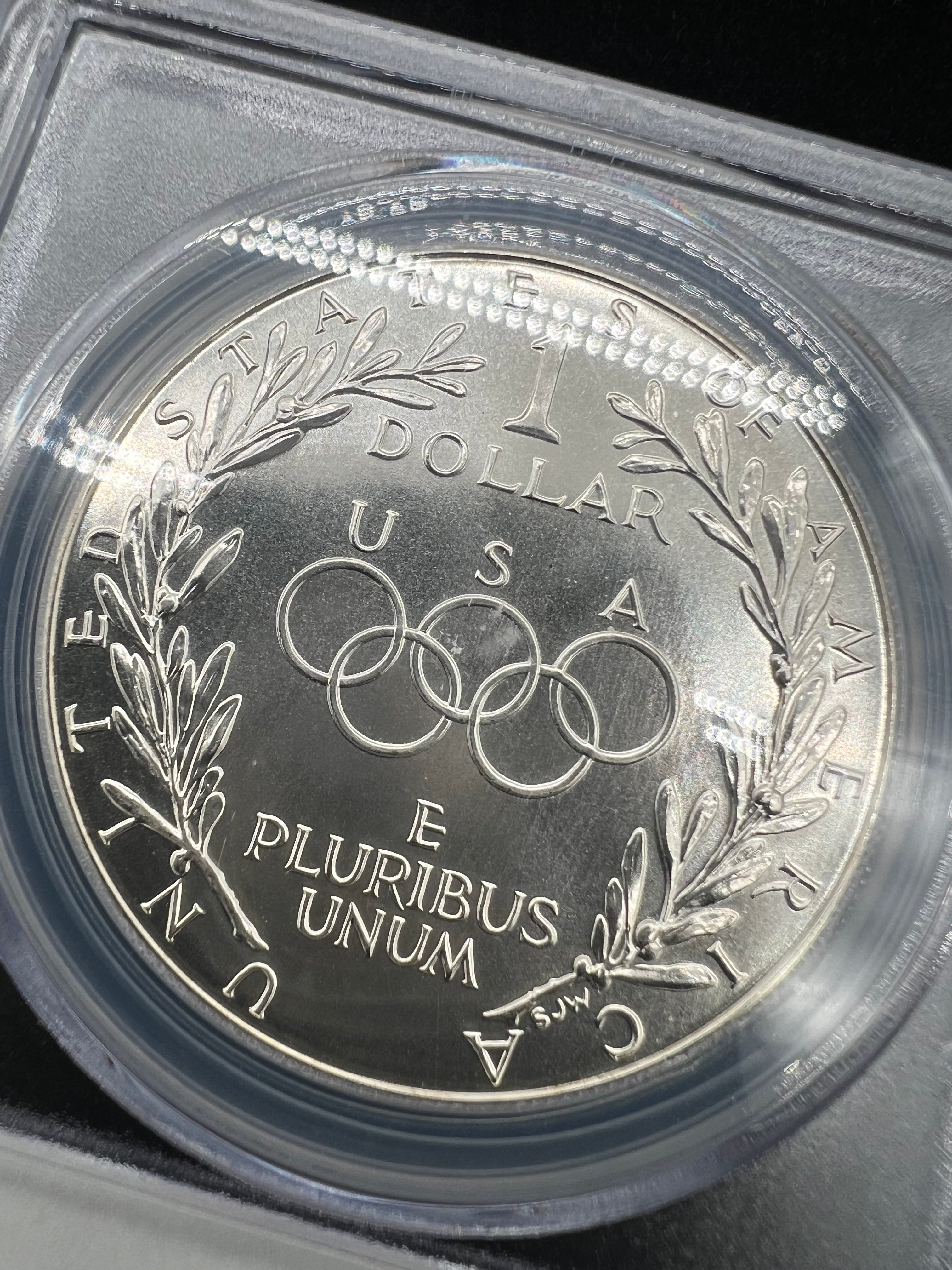 1988-D MS70 Olympic Silver Commemorative Dollar PCGS