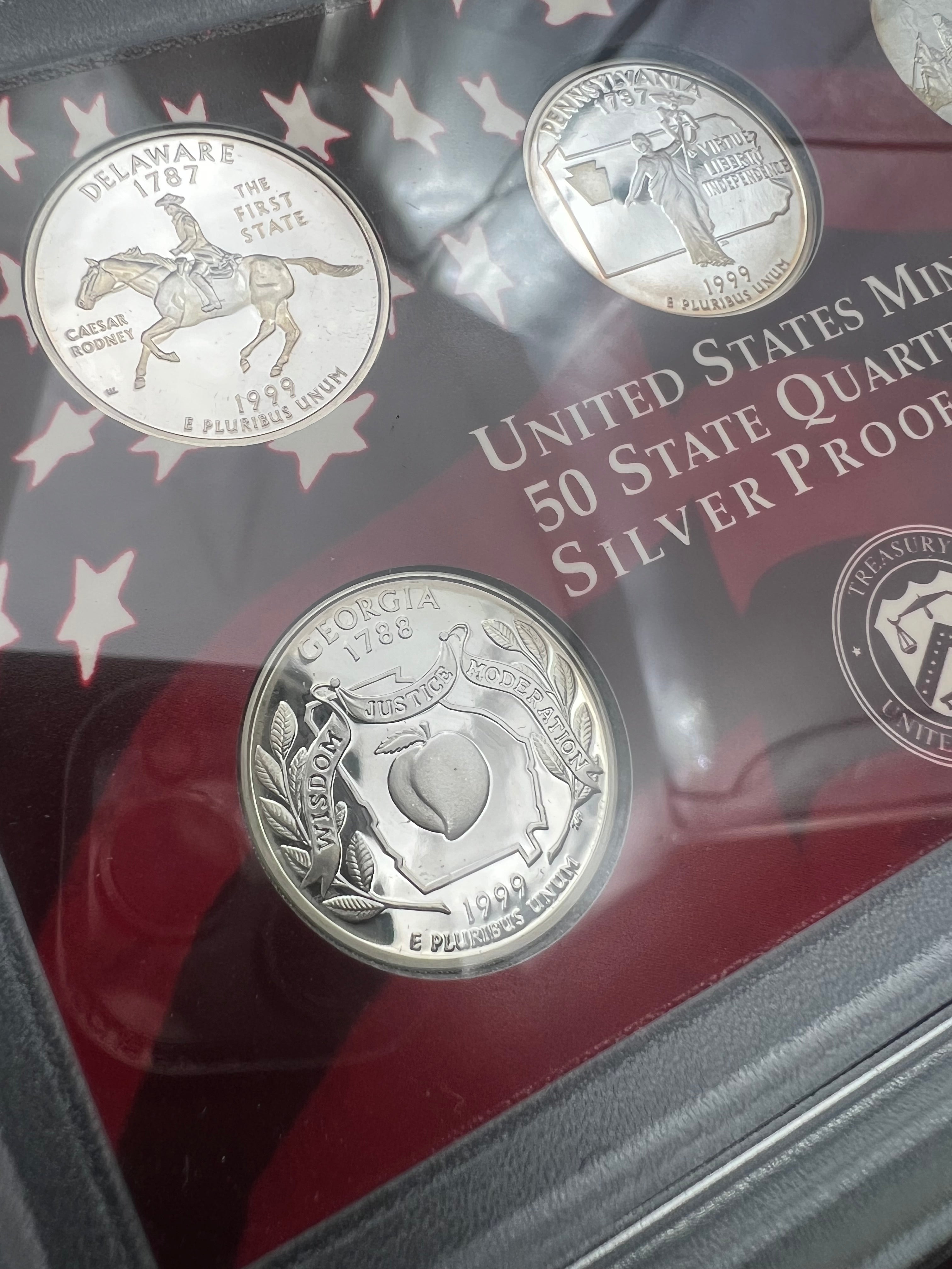 1999-S 90% Silver US Mint Silver Proof Set NO COA
