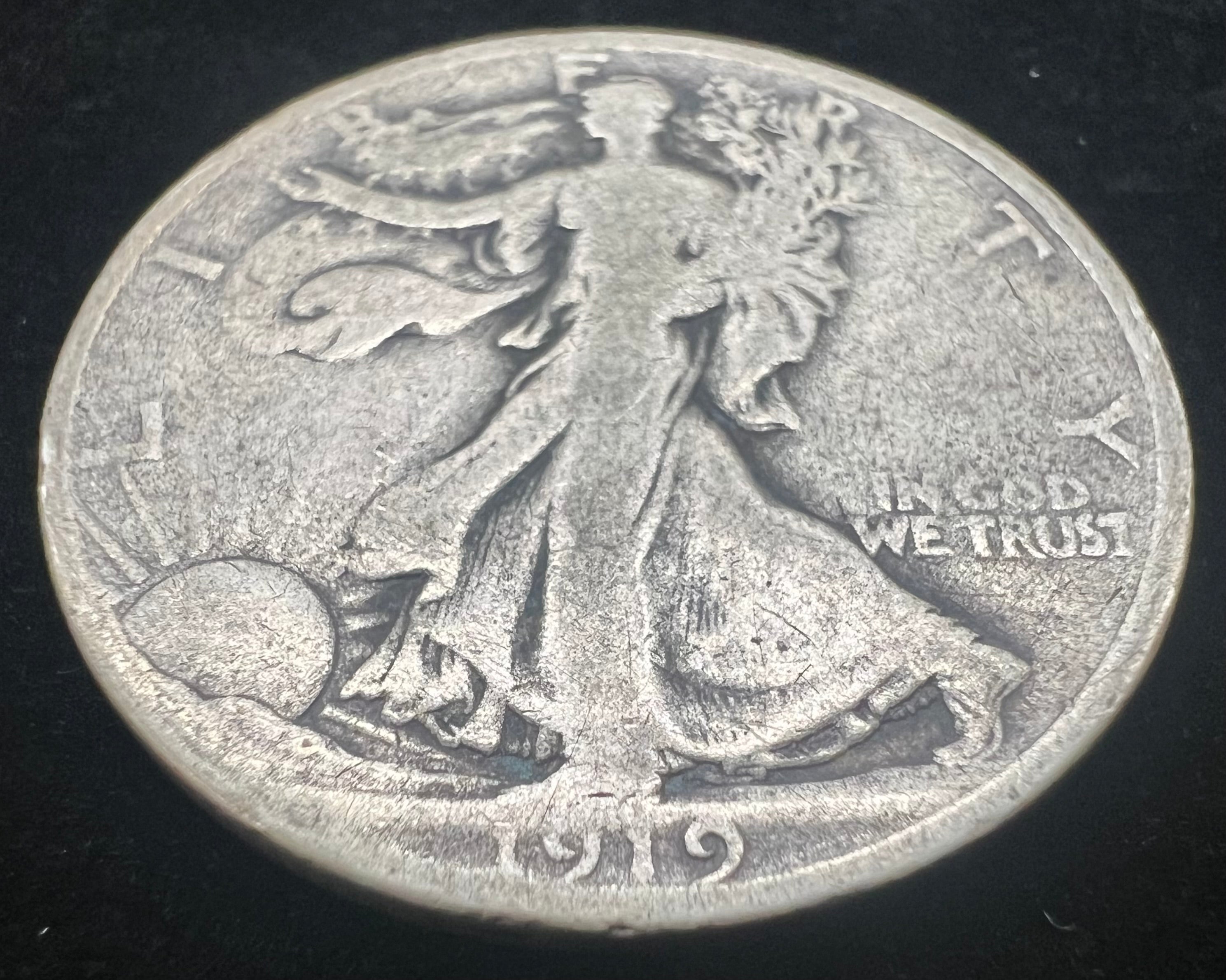 1919-D Walking Liberty Half Dollar