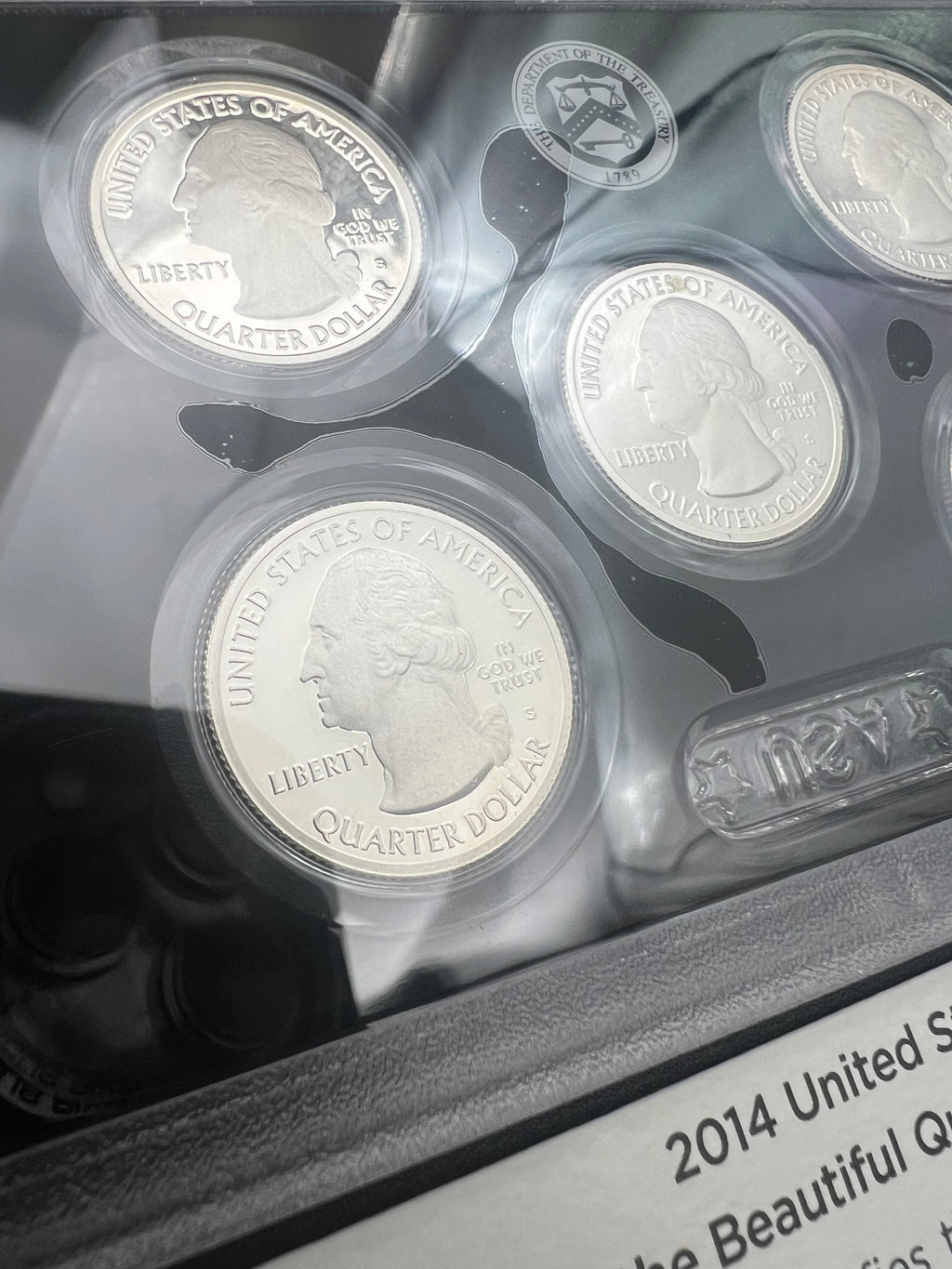 2014 90% Silver US Mint Proof America The Beautiful Silver Quarter Set (2 AVAILABLE)