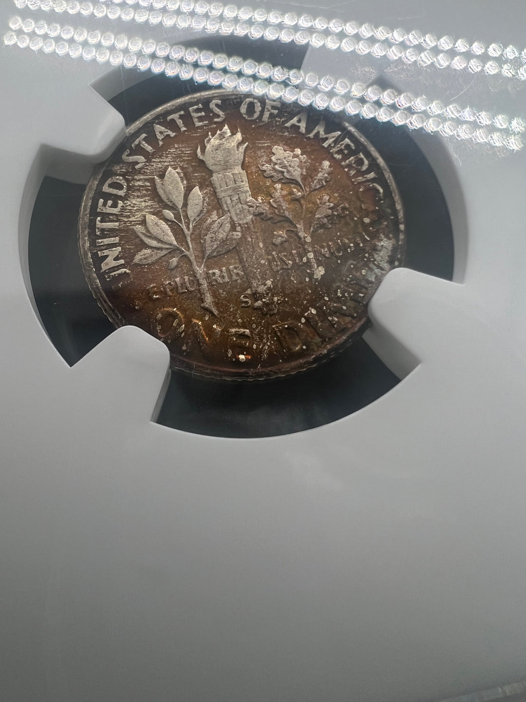 1951-S MS66 Colorful Roosevelt Dime NGC