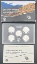 2014 90% Silver US Mint Proof America The Beautiful Silver Quarter Set (2 AVAILABLE)
