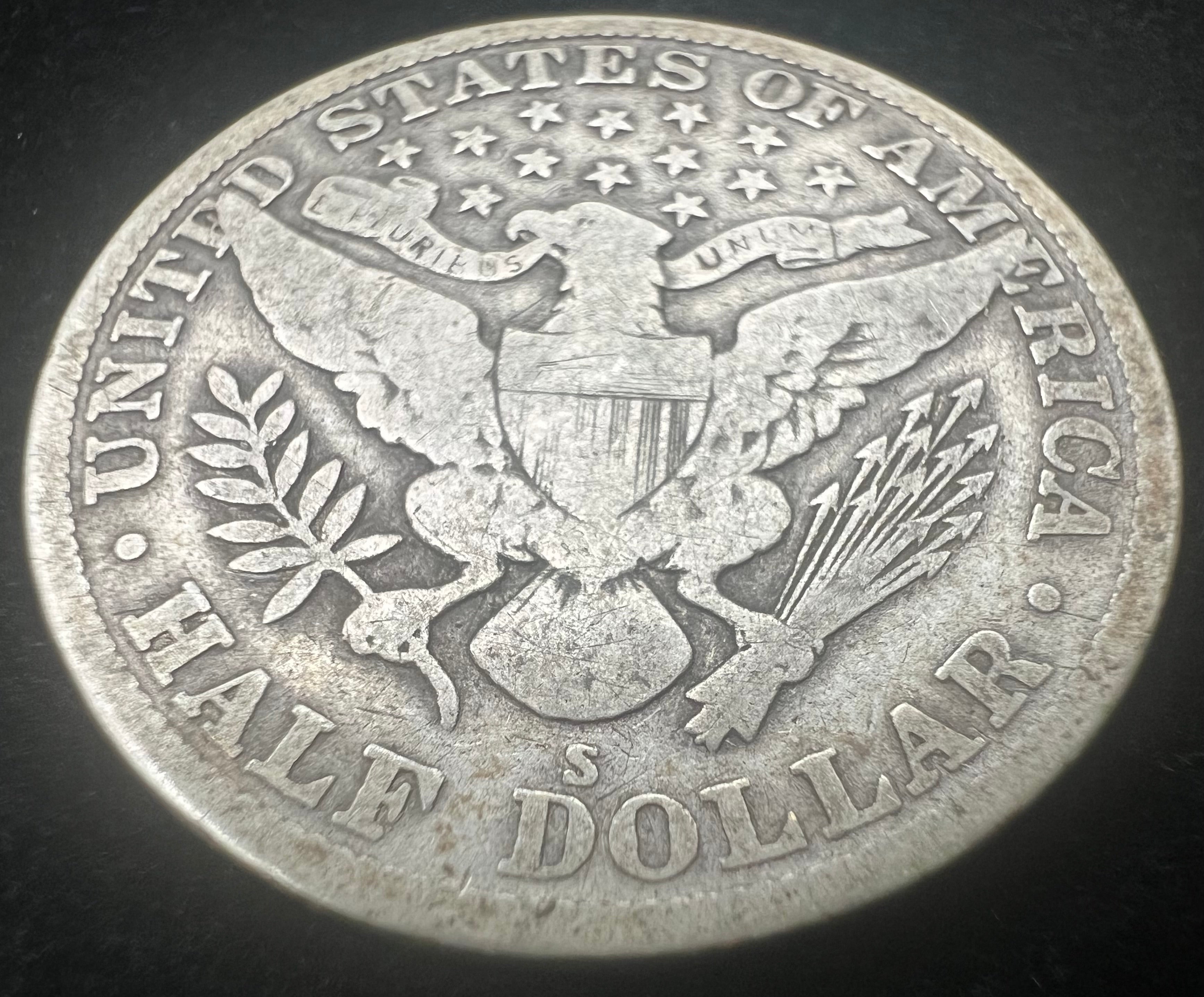 1914-S Barber Half Dollar