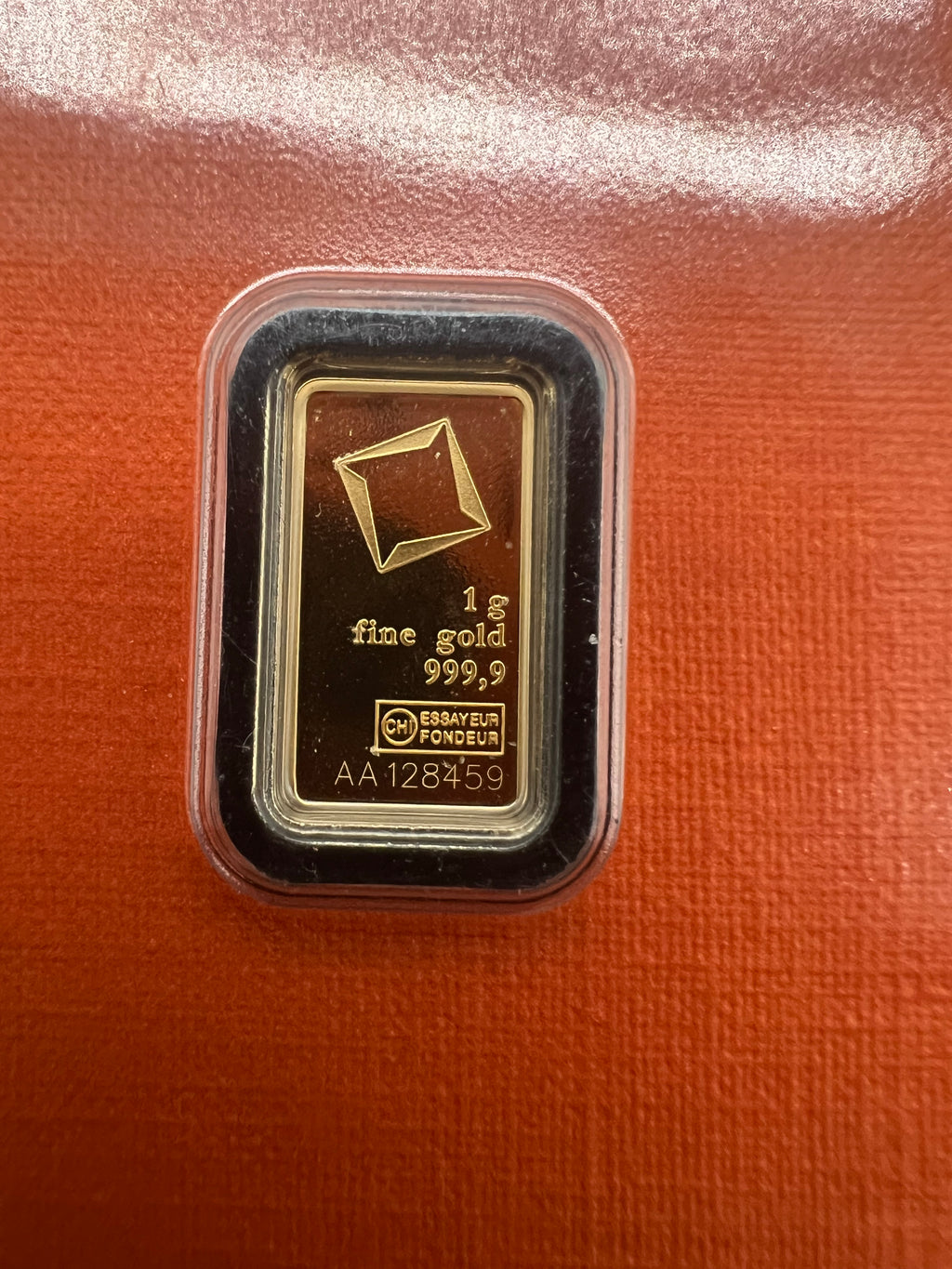 1g Gold Valcambi In Assay
