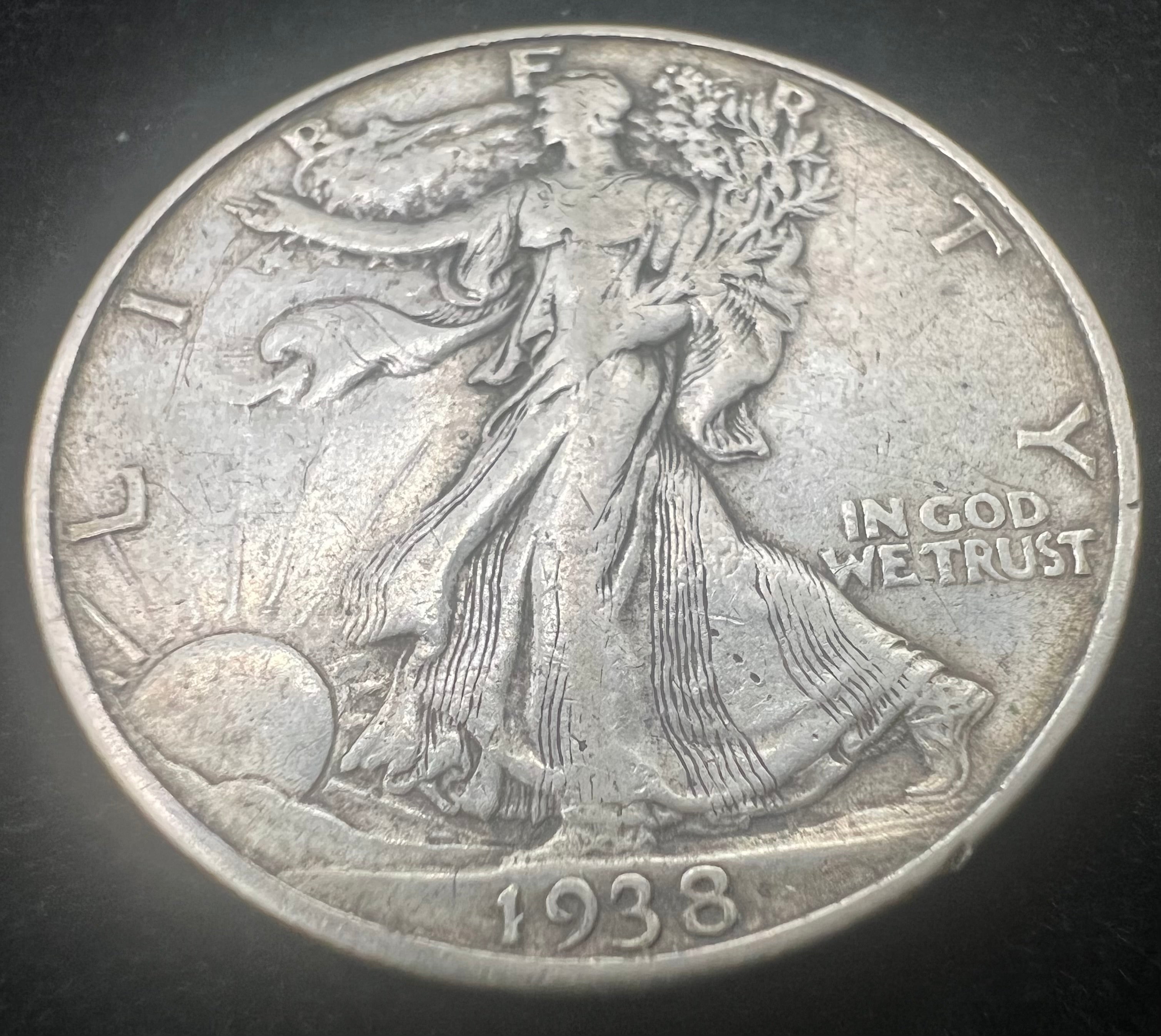 1938-D Walking Liberty Half Dollar