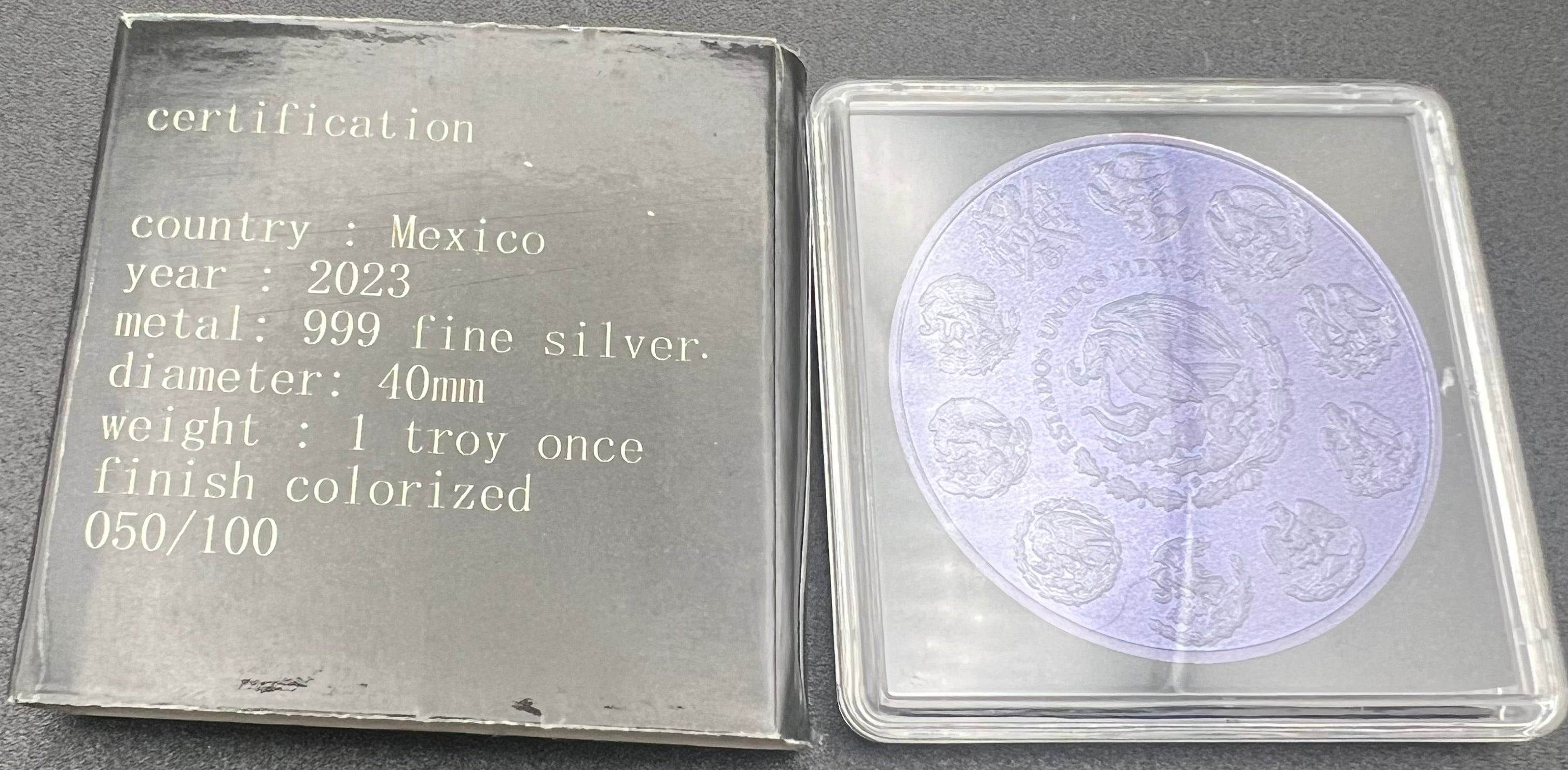 2023 Mexico Libertad Fire & Ice Colorized Limited 50/100