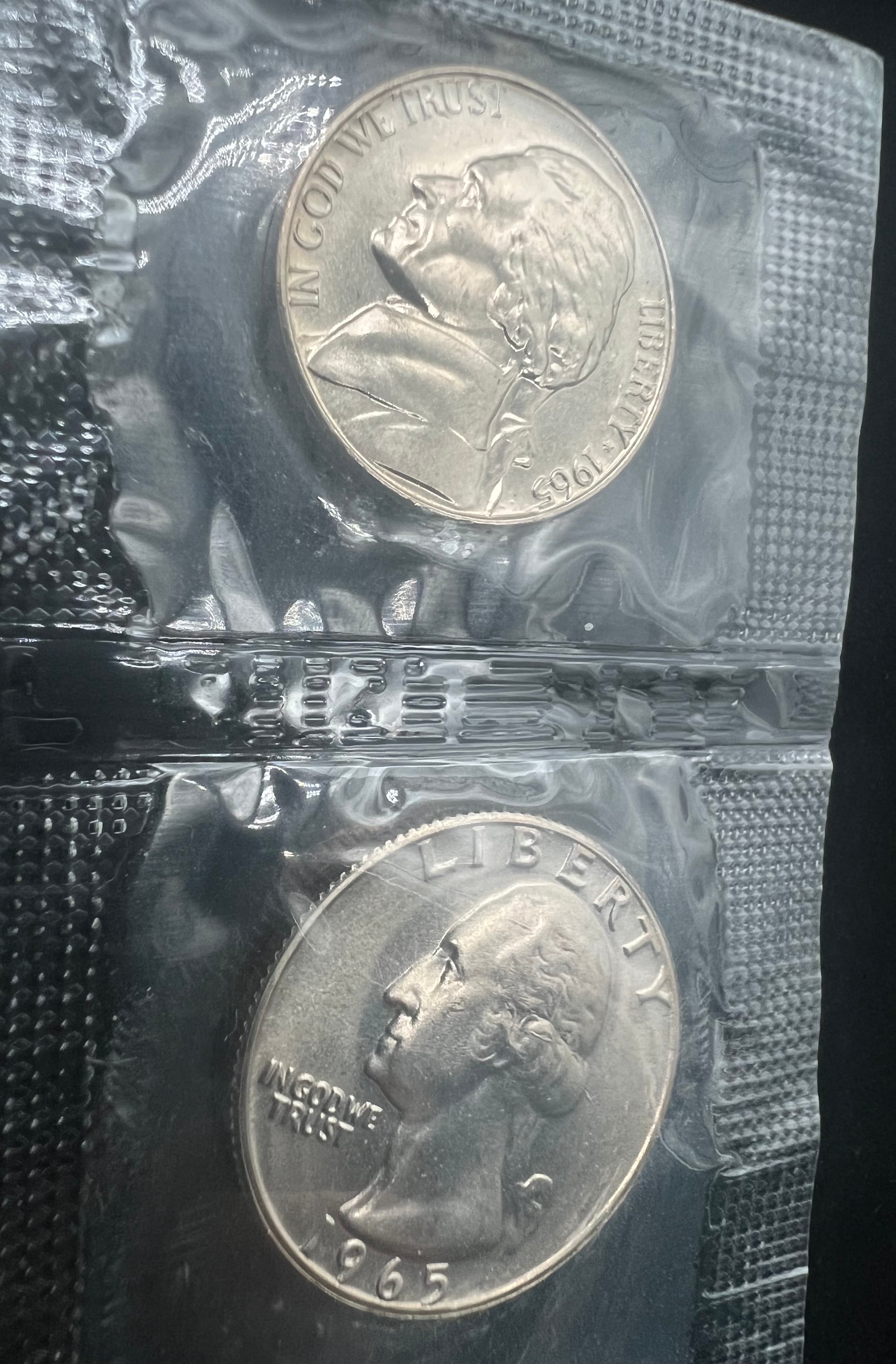1965 Special Mint Set Cellophane