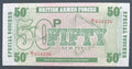 British Armed Forces 50 New Pence 6th Series