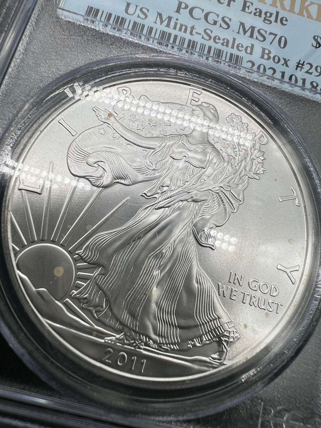 2011-W MS70 American Silver Eagle PCGS