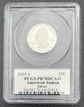 2009-S PR70 DCAM American Samoa Silver Quarter PCGS