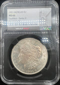 1921 MS66 Morgan NGC Black Core