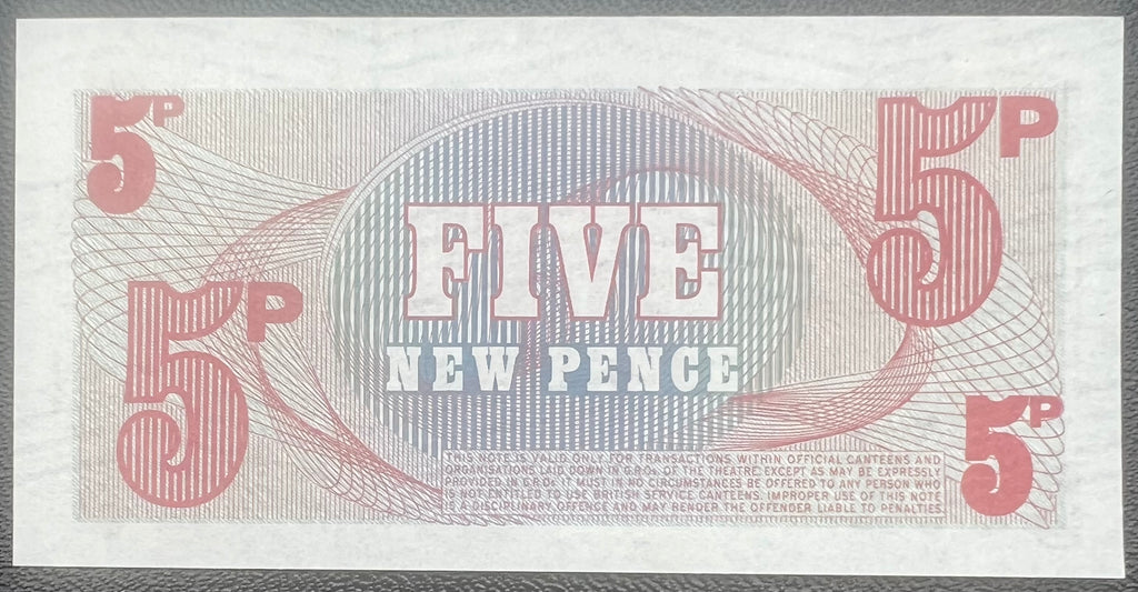 British Armed Forces 5 New Pence 6th Series