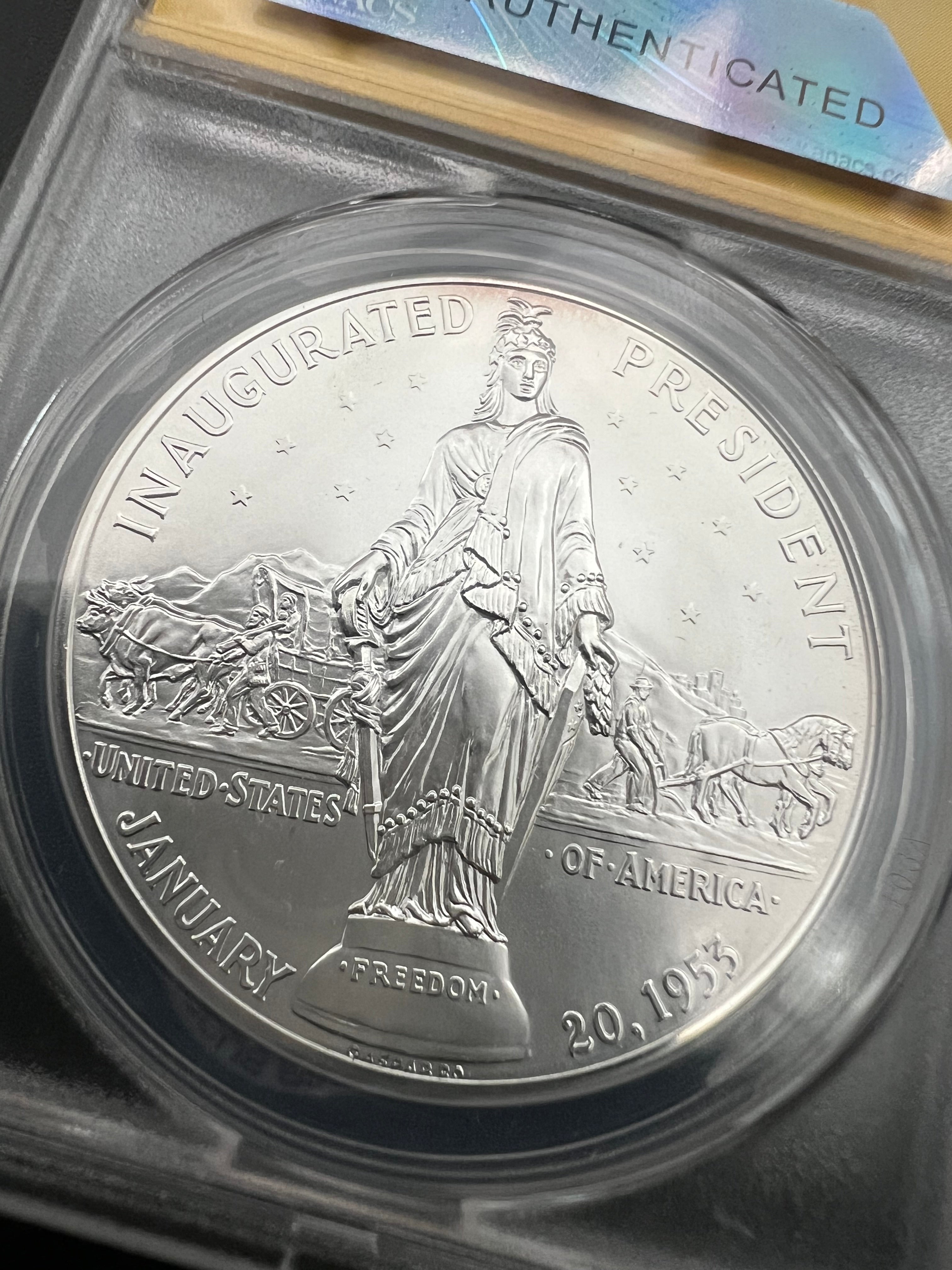 2015-P Eisenhower Coin & Chronicles Set MS70 Medal ANACS