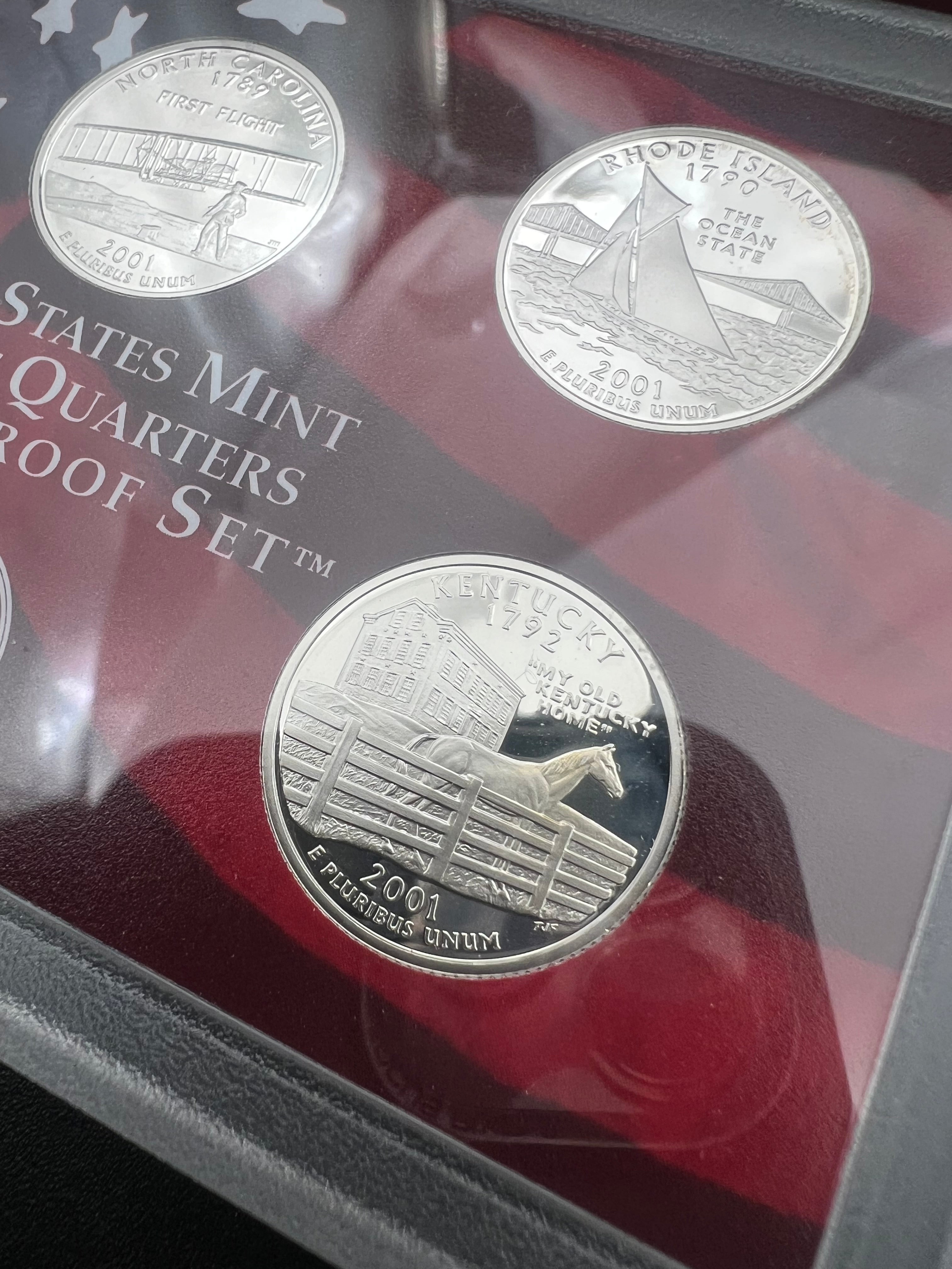 2001-S 90% Silver US Mint Silver Proof Set