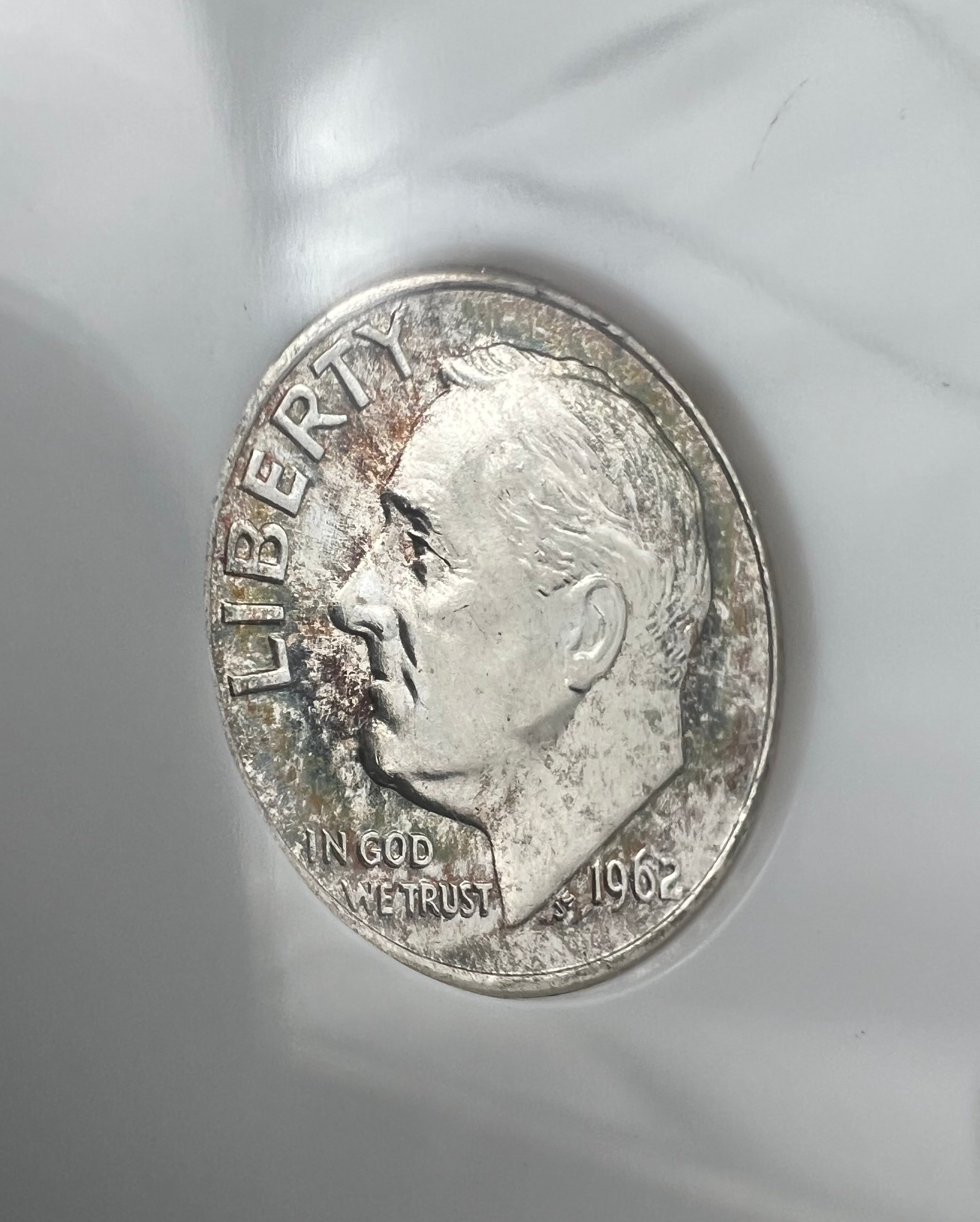 1962 NGC Fatty Sample Slab Slight Toning