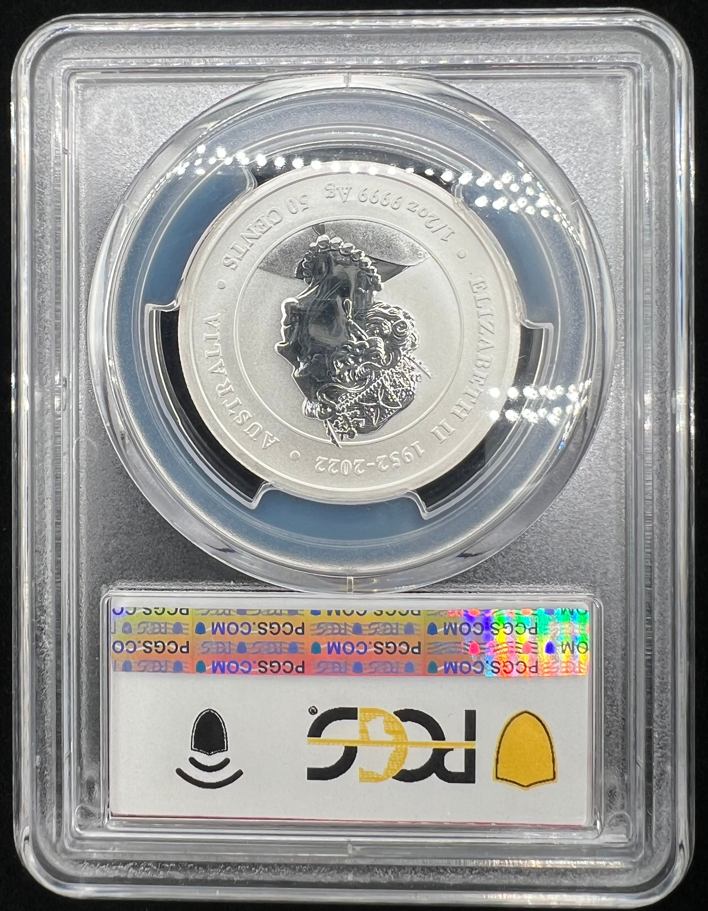 2024 1/2oz MS70 Australia Lunar Dragon - Orange Left - PCGS