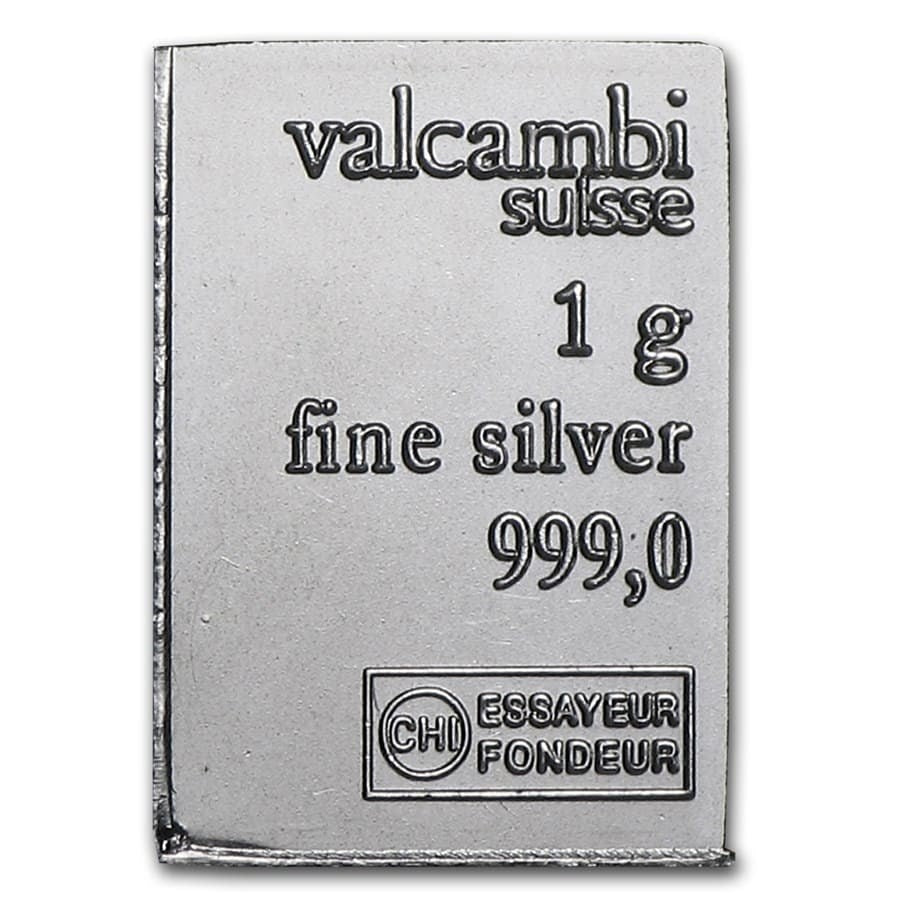 Valcambi 1g .999 Fine Silver