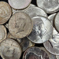 90% Silver Kennedy Half Dollars - Circulated - 1$ Face Value (2 Coins)