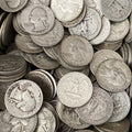 90% Silver Washington Quarters - Circulated - 1$ Face Value (4 Coins)